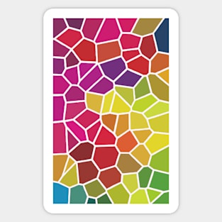 Colorful Rock Pattern Sticker